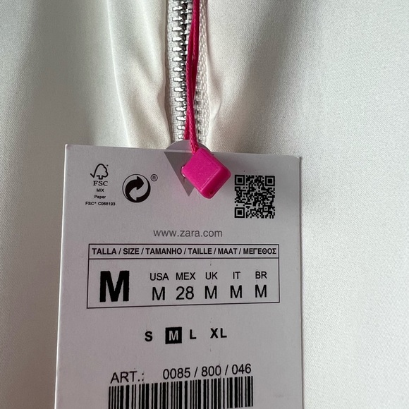 Zara x Barbie Reversible Satin Effect Bomber Jacket - Picture 16 of 16